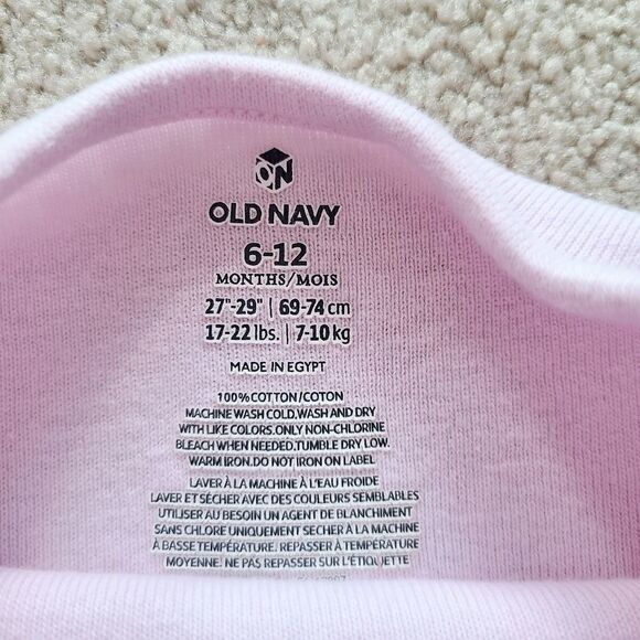 Lot 2 of Baby Girl Long Sleeve Shirts Size 6-12 Months - Picture 10 of 16